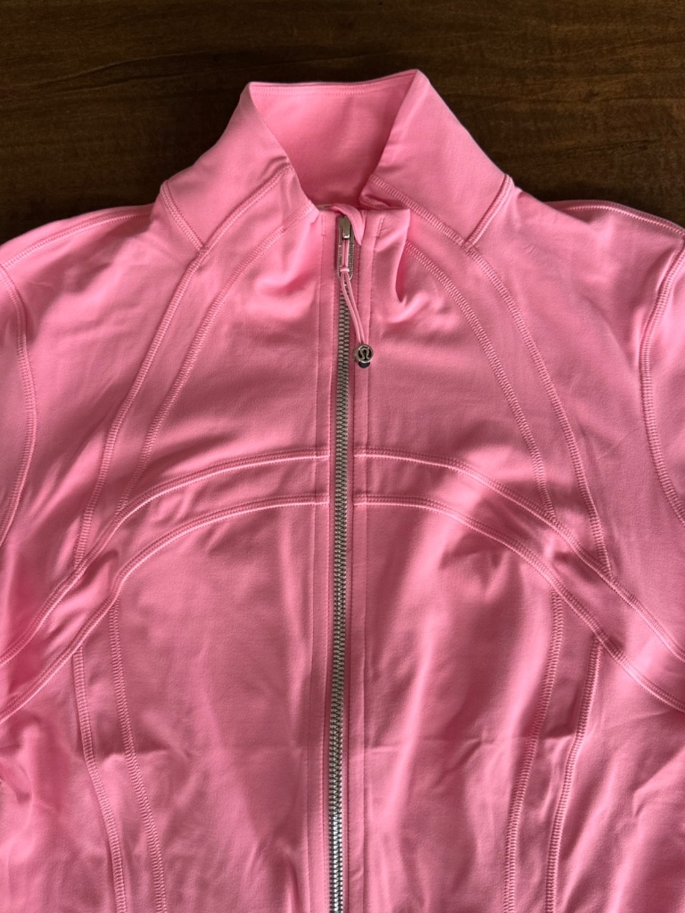 Lululemon Define Jacket Nulu Full Length Candy Cloud Pink Women's Size 8 NEW - Picture 2 of 6